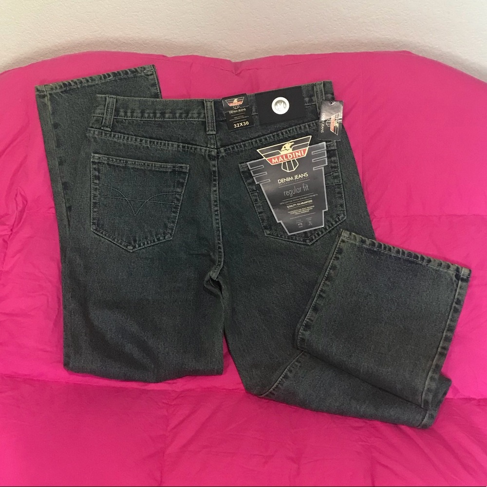 Maldini Overdyed Green Jeans 👖